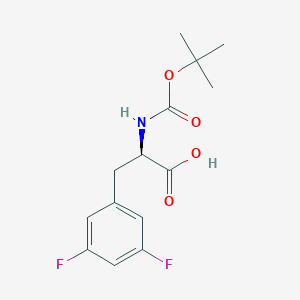 N-Boc-D-3,5-二氟苯丙氨酸图片