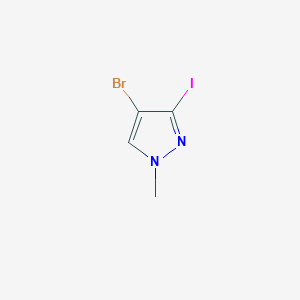 4-Bromo-3-iodo-1-methyl-1h-pyrazole图片