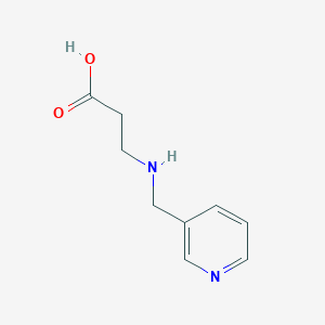 N-(pyridin-3-ylmethyl)-beta-alanine图片