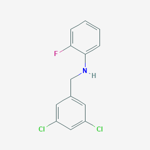 N-(3,5-Dichlorobenzyl)-2-fluoroaniline图片