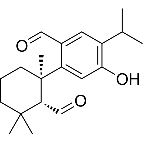 2-((1R,2R)-2-Formyl-1,3,3-trimethylcyclohexyl)-4-hydroxy-5-isopropylbenzaldehyde图片