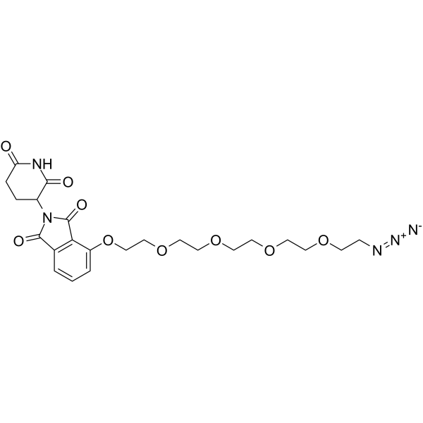 Thalidomide-O-PEG4-azide图片