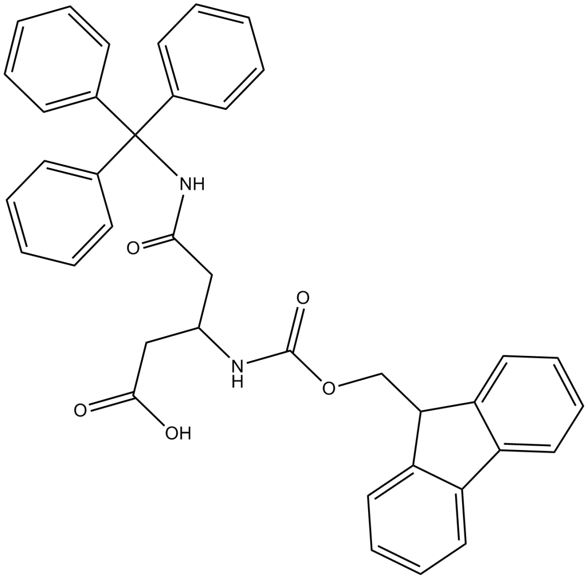 Fmoc-ss-HoAsn(Trt)-OH图片